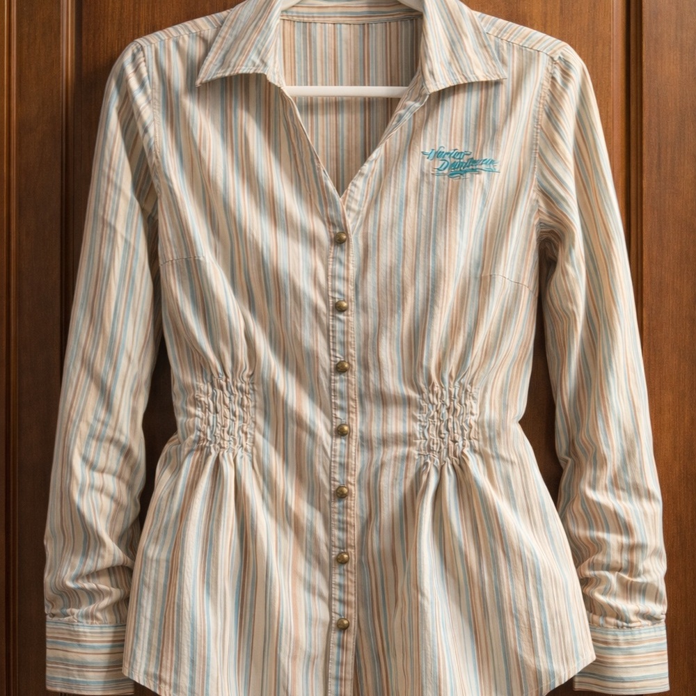 Women’s striped Harley Davidson Top